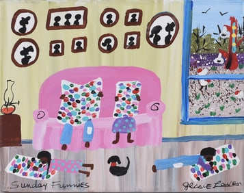 Jessie Lavon Folk Art Painting