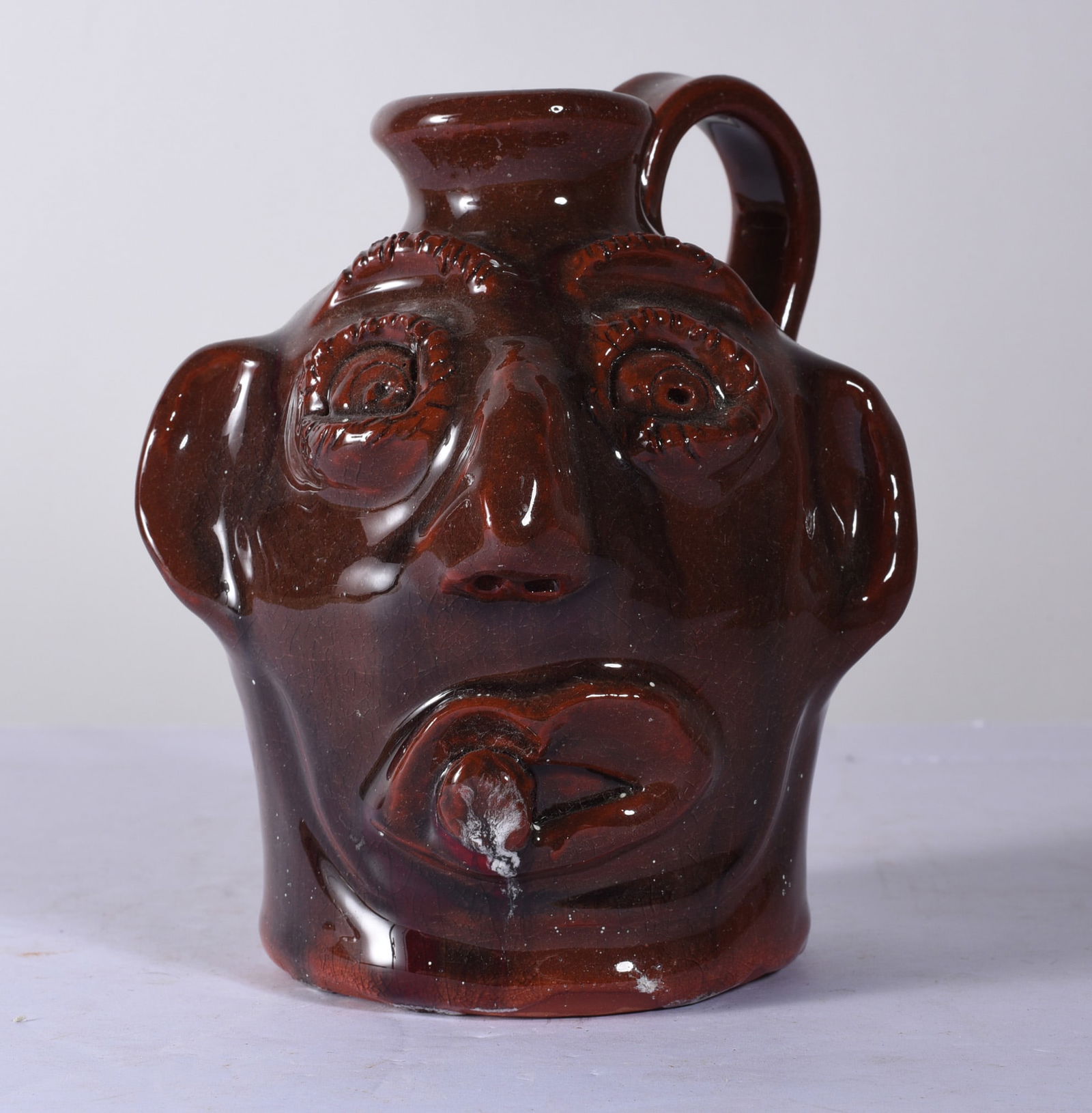 Mary and Stanley Ferguson Face Jug (1 of 3)