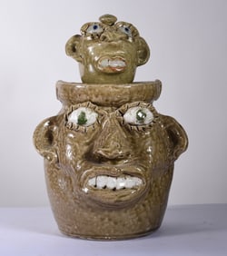 Jerry Brown Double Face Jug Cookie Jar