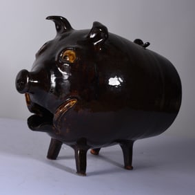 Jeff Ferguson Folk Pottery Pig