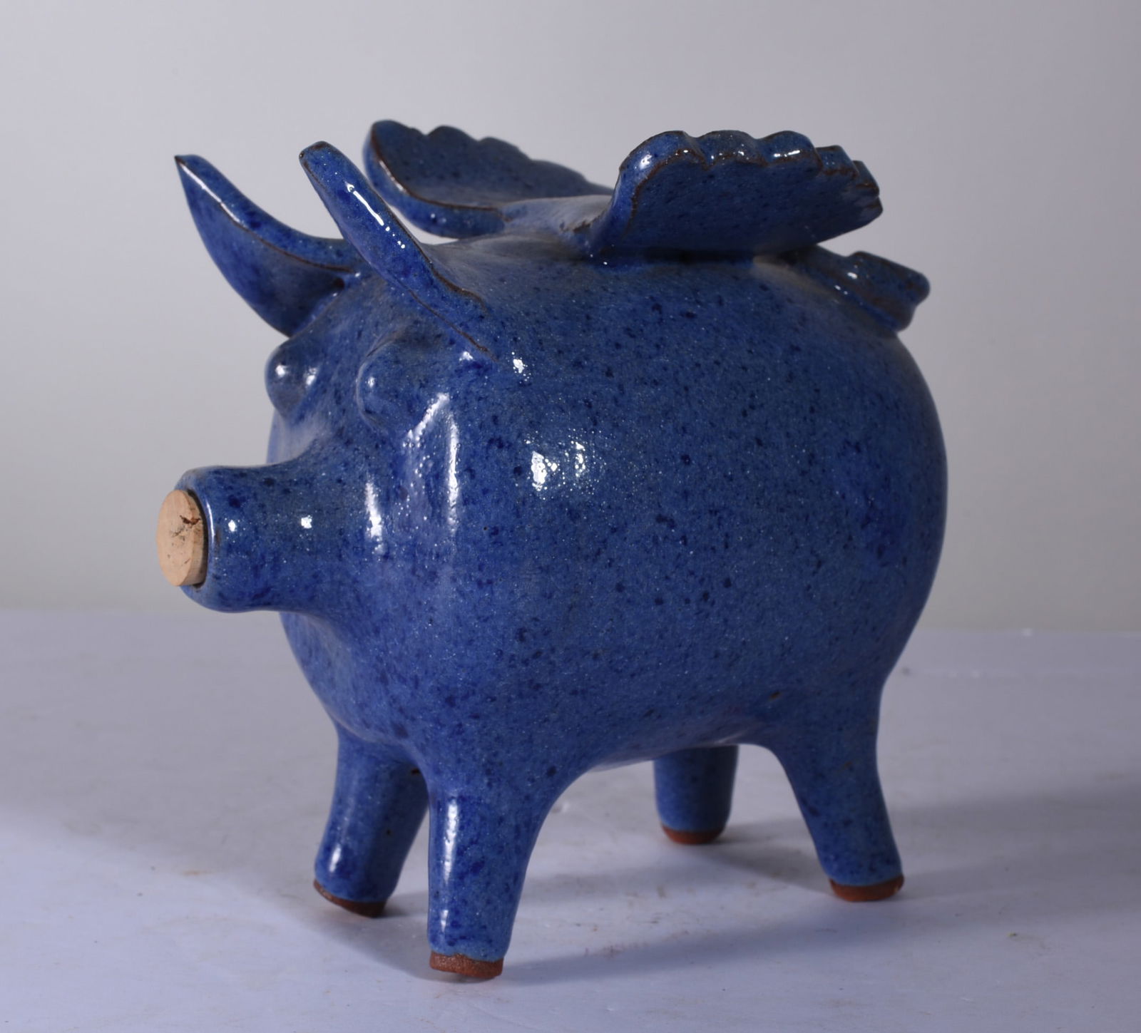 Mildred Meaders Folk Pottery Pig (1 of 3)