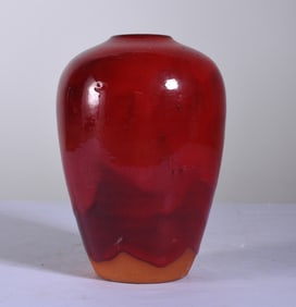 Ben Owen III Chinese Red Vase