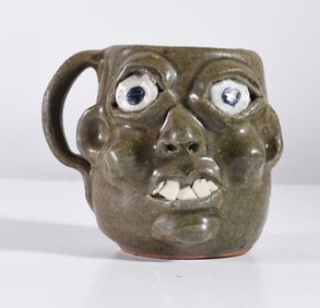 Grace Nell Hewell Pottery Face Mug