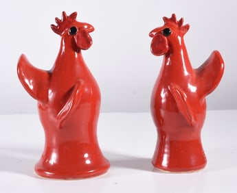 Mike Williams Pottery Chickens