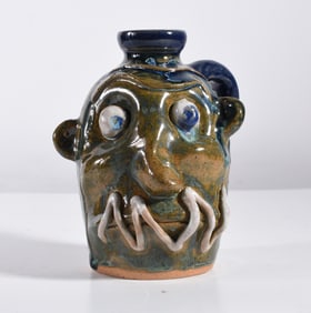 Jeremy Houghtaling Pottery Face Jug