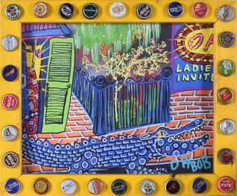 Robert Shaffer "Dr. Bob" Folk Painting