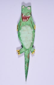 Jim Bloom Folk Art Alligator