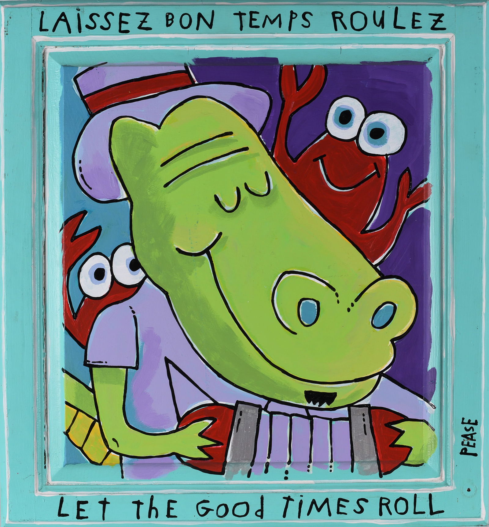 Ken Pease Folk Painting (1 of 2)