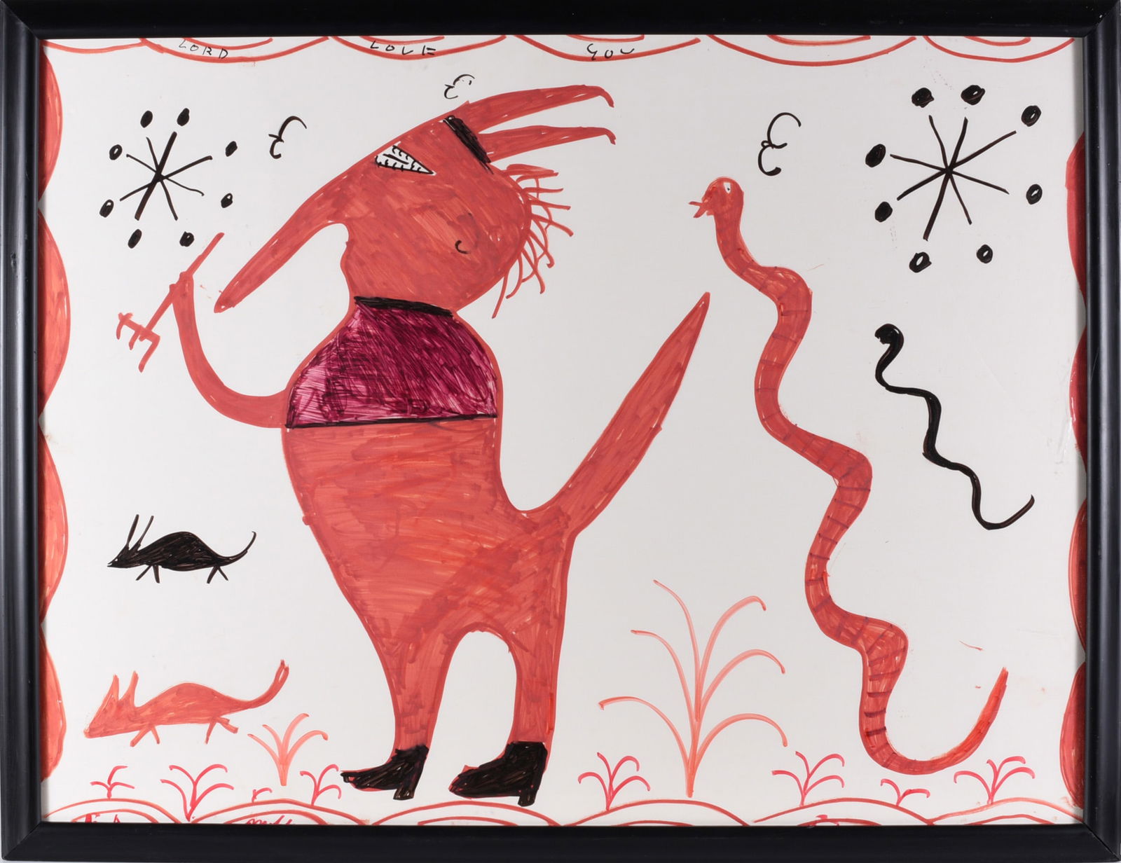 RA Miller Folk Art Painting (1 of 1)