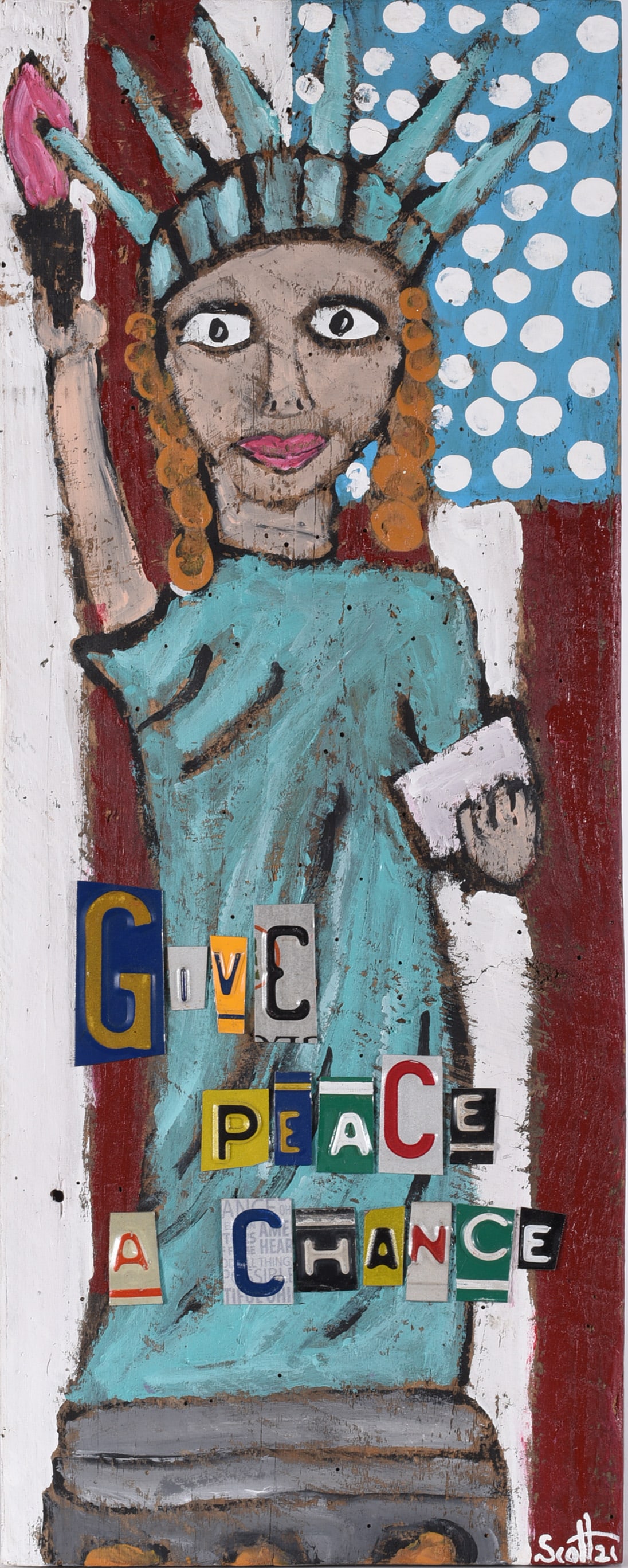 Scott McQueen Folk Painting (1 of 3)