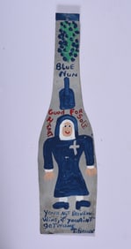 Tubby Brown Fokl Art Tin Cut Out