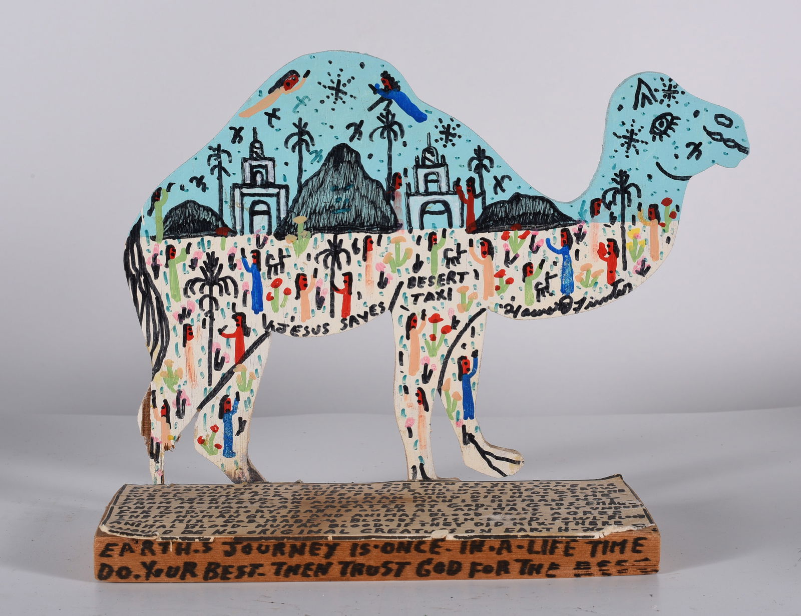 Howard Finster Cut Out Camel (1 of 3)