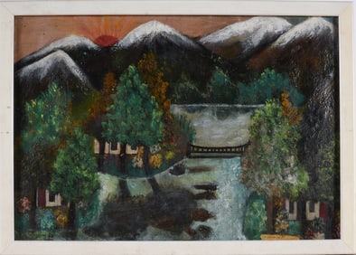 Minnie Evans Painting