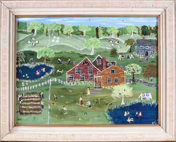 Lee Gray Folk Painting
