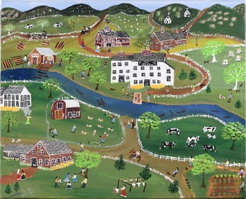 Lee Gray Folk Painting