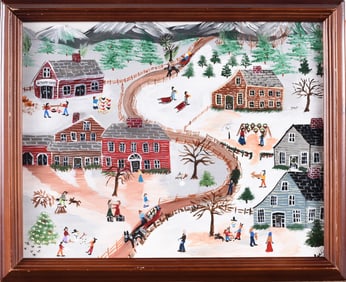Lee Gray Folk Painting