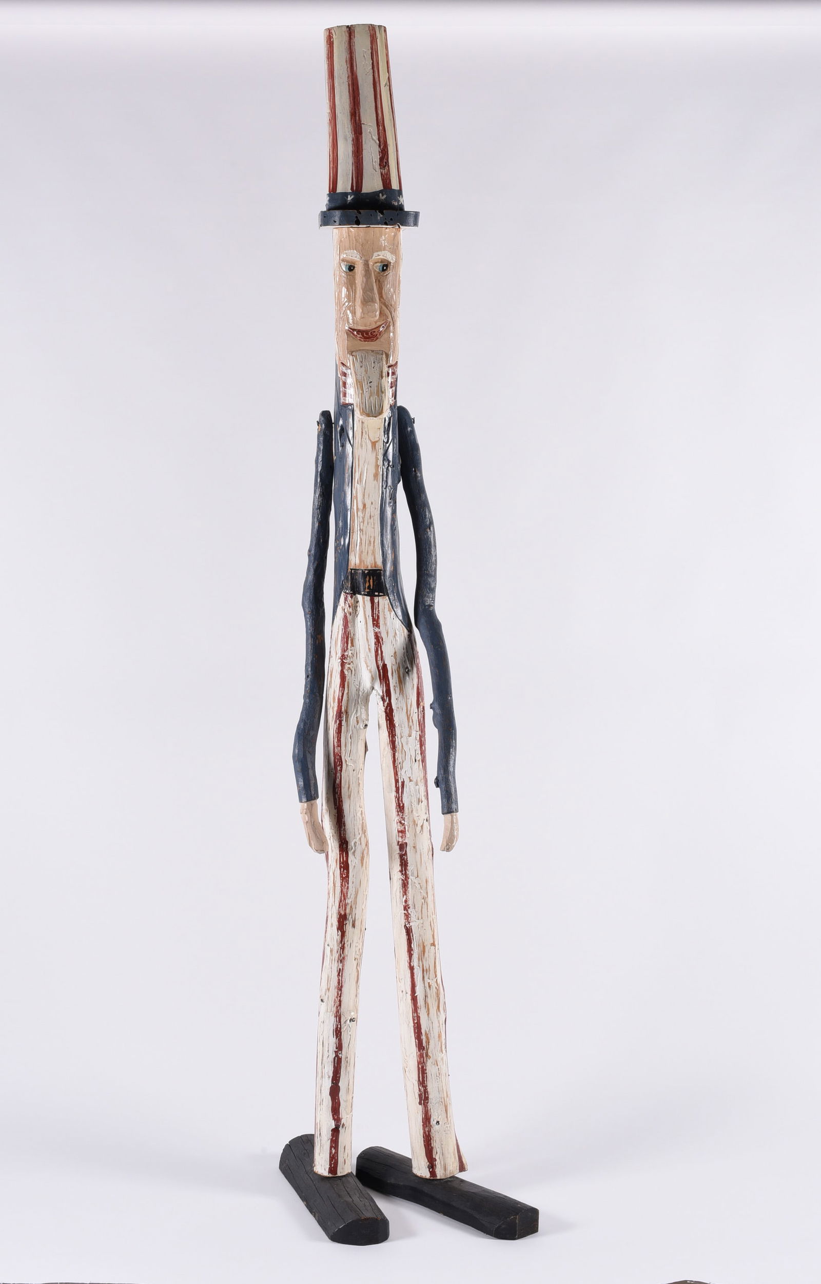 Gary Yost Folk Art Sculpture Uncle Sam (1 of 5)