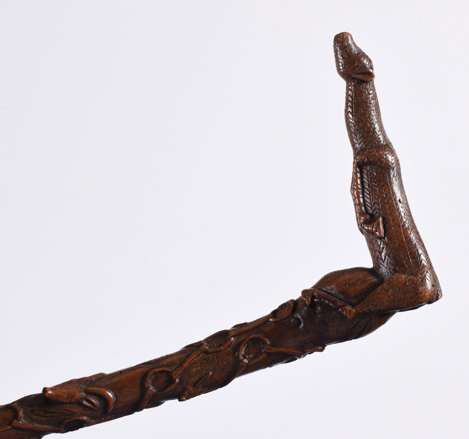 Outstanding Carved American Folk Art Cane (1 of 8)