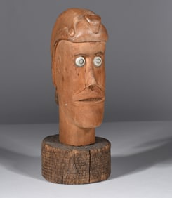 American Wood Carved Sculpture