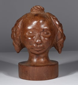 American Wood Carved Sculpture