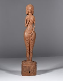 American Wood Carved Sculpture