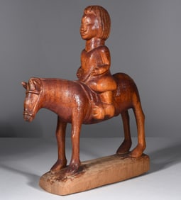 American Wood Carved Sculpture