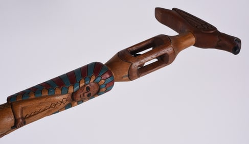 Golman Crabtree Folk Art Cane