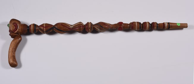 Henry York Folk Art Cane