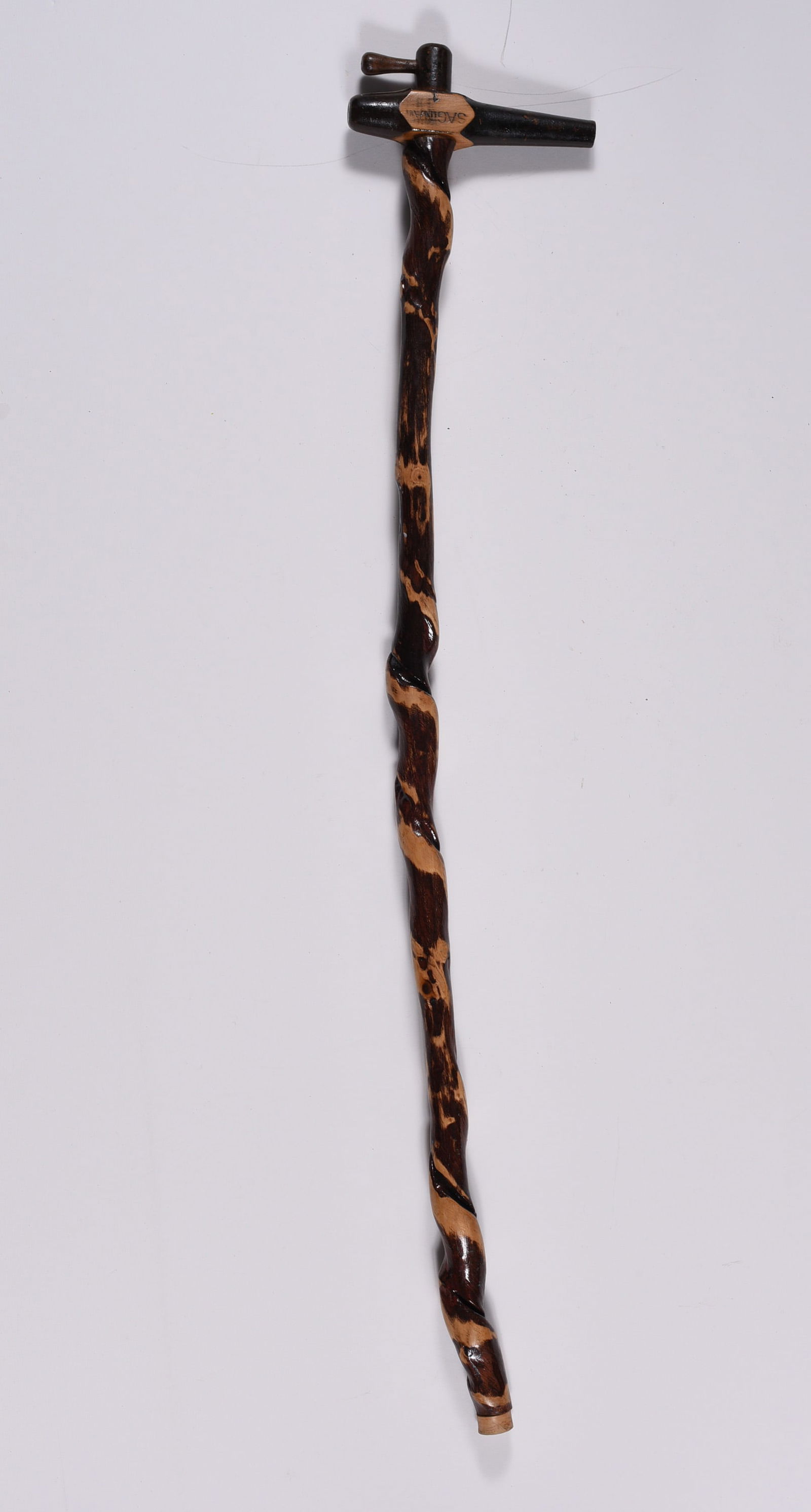 Gary Hargis Folk Art Whiskey Tap Cane (1 of 3)