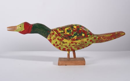 Carl McKenzie Folk Carved Bird