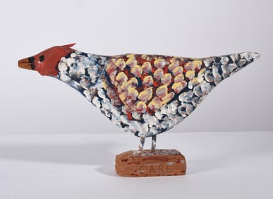 Carl McKenzie Folk Carved Bird