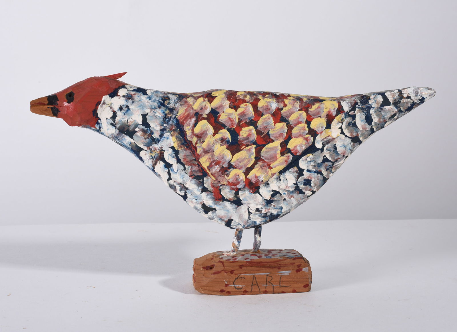 Carl McKenzie Folk Carved Bird (1 of 3)