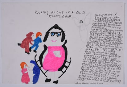 Hazel Kinney Folk Art Painting