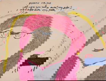 Hazel Kinney Folk Art Painting