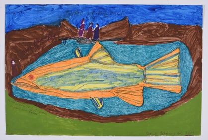 Hazel Kinney Folk Art Painting