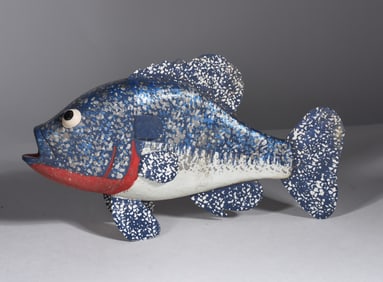 Lonnie and Twyla Money Carved Fish