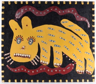 Richard Burnside Folk Art Painting