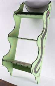 Mose Tolliver Painted Shelf