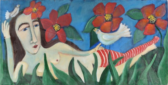 Rose Walton Folk Painting