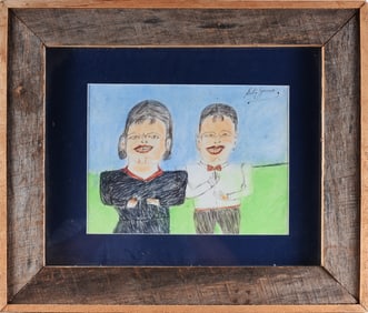 SL Jones Folk Art Painting