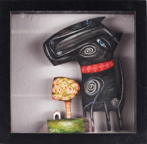 Folk Art Painting by Dan