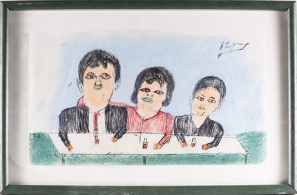 SL Jones Folk Art Painting