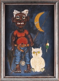 Anonymous Black Americana Painting