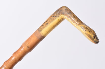Snake Carved Walking Stick