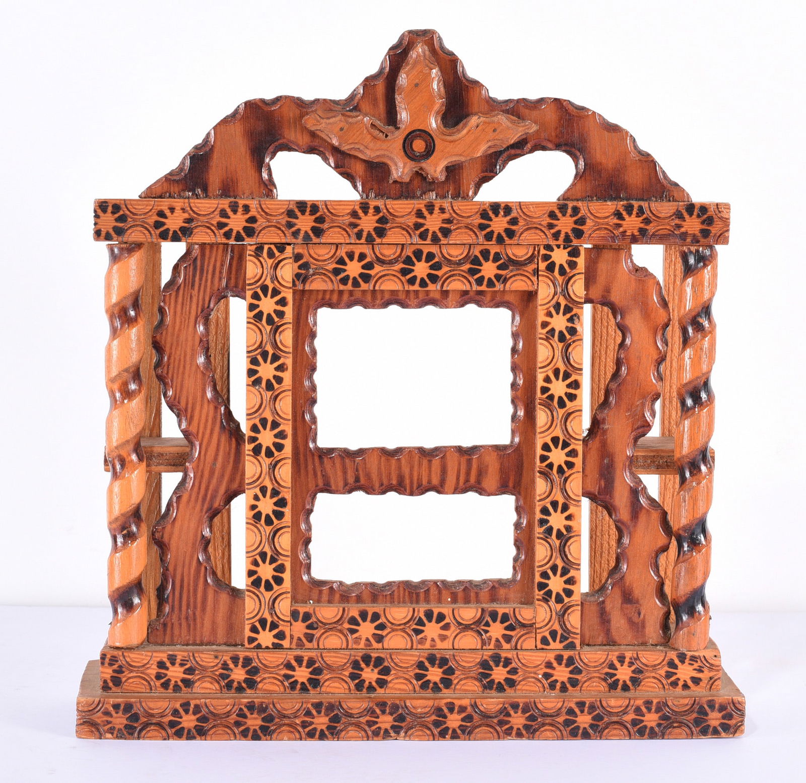 Howard Finster Folk Art Clock Case (1 of 2)