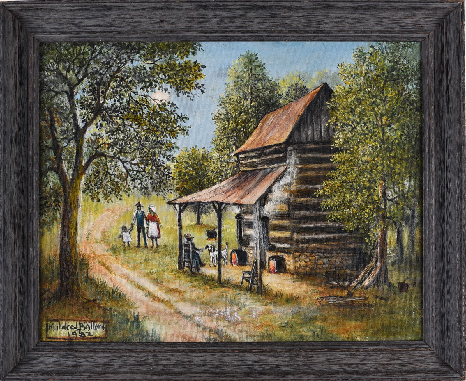 Mildred Ballard Folk Painting (1 of 4)