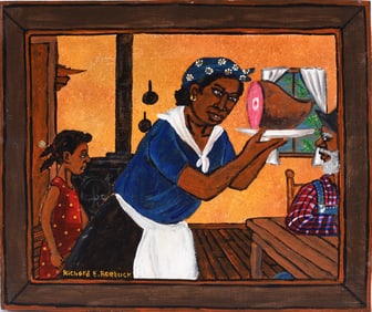 Richard Roebuck Folk Art Painting