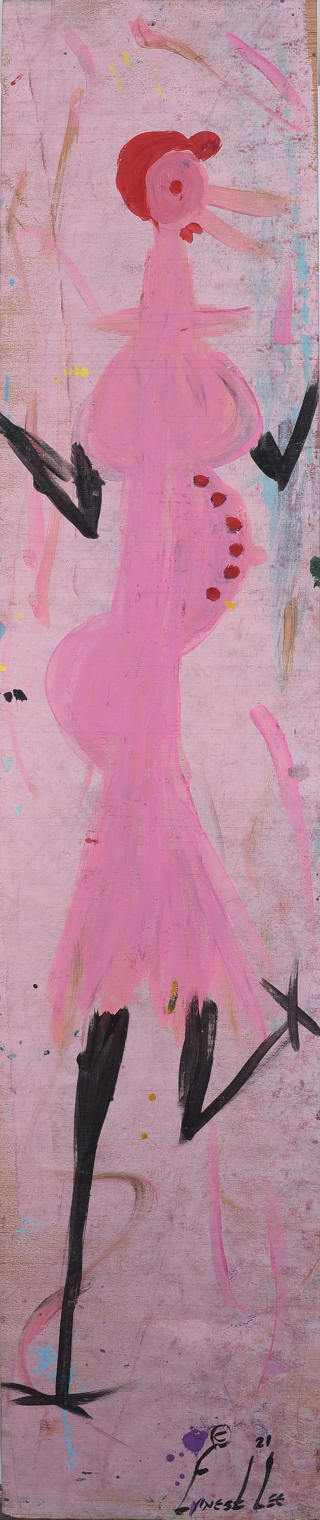 Ernest Lee Folk Art Painting (1 of 3)