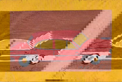 Eugene Hill Folk Art Painting