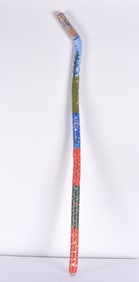 Sam The Dot Man Folk Art Cane